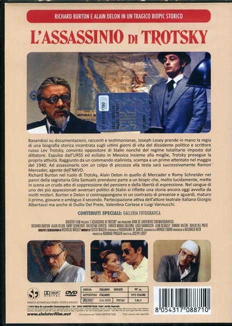 L' assassino di Trotsky (DVD) di Joseph Losey - DVD - 2