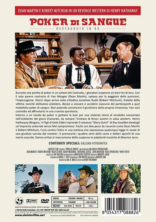 Poker di sangue (Restaurato in HD) (DVD) di Henry Hathaway - DVD - 2