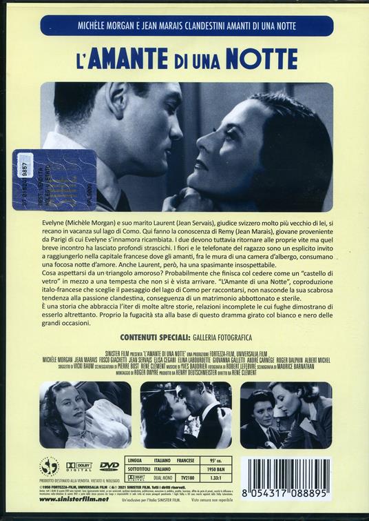 L' amante di una notte (DVD) - DVD - Film di Rene Clement Drammatico | IBS