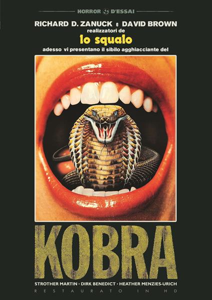 Kobra (Restaurato in HD) (DVD) - DVD - Film di Bernard Kowalski Fantastico  | IBS