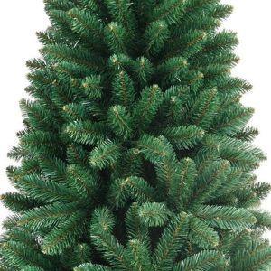 Albero Di Natale Slim Pino Dei Sogni 240 Cm Base A Croce 1125 Rami - 3