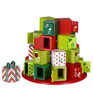 Calendario Avvento Regali Di Natale In Legno 24 Cassetti - Bakaji - Idee  regalo | IBS