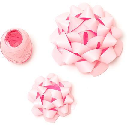 Set fiocchi e nastri Natale Legami, rosa