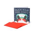 Biglietto auguri Legami christmas greeting cards - 7x7 - santa claus