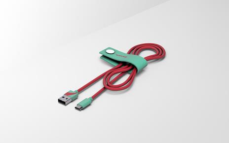 TRIBE CAVO MICRO USB 1,2M ACQUAMARINA CAVETTERIA - MOBILE/TABLET - 3