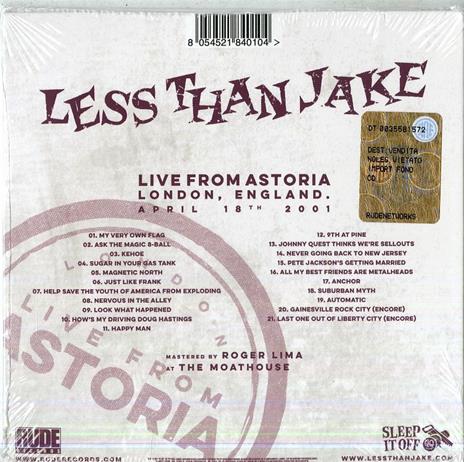 Live from Astoria - CD Audio di Less Than Jake - 2