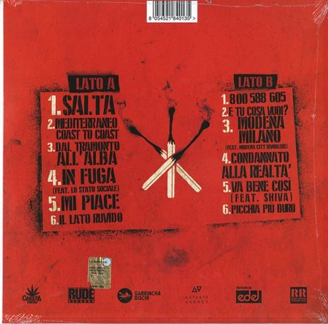 Il Lato Ruvido - Vinile LP di Punkreas - 2
