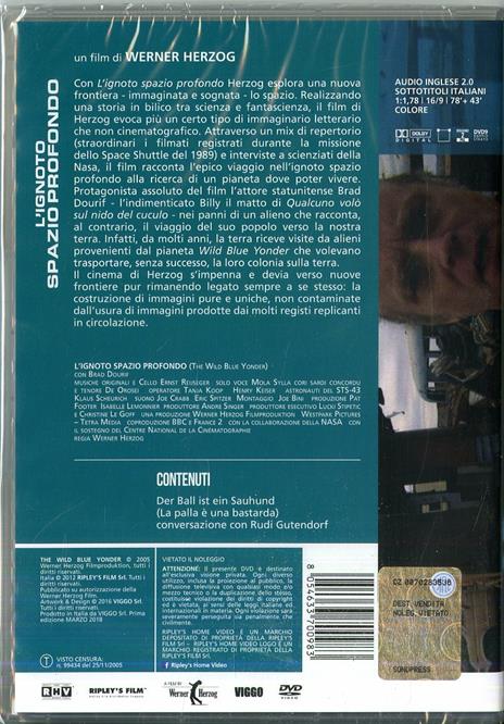 L' ignoto spazio profondo (DVD) di Werner Herzog - DVD - 2