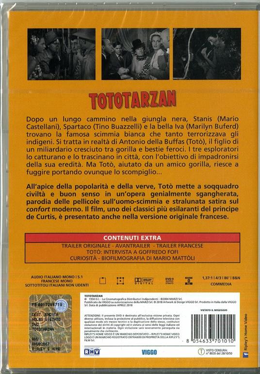 Totò Tarzan (DVD) di Mario Mattoli - DVD - 2