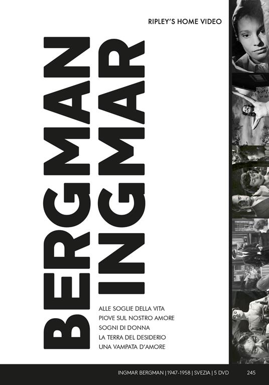 Ingmar Bergman Cofanetto (5 DVD) - DVD - Film di Ingmar Bergman Drammatico  | IBS
