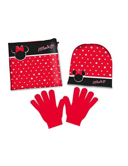 Disney Minnie Set Guanti sciarpa e cappello Taglia 56