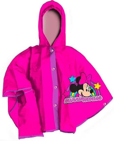 Disney Minnie impermeabile mantellina per la pioggia 5-6 anni rosa