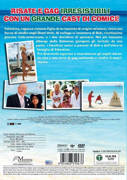 Matrimonio alle Bahamas (DVD) - DVD - Film di Claudio Risi Commedia | IBS