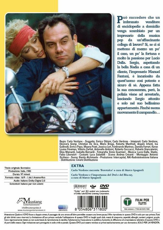 Borotalco. Nuova edizione (DVD) di Carlo Verdone - DVD - 2