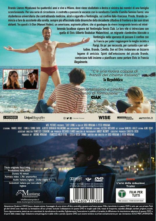 Easy Living (DVD) di Orso Miyakawa,Peter Miyakawa - DVD - 2