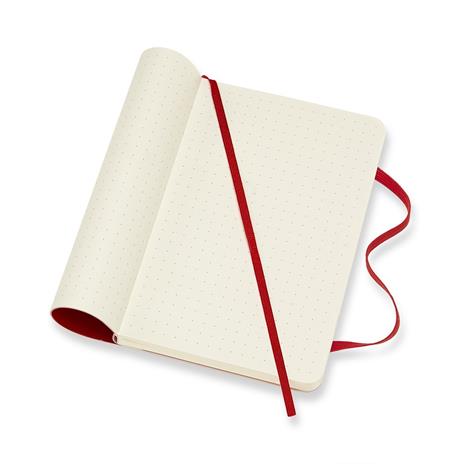 Taccuino Moleskine pocket puntinato copertina morbida rosso. Scarlet Red - 4