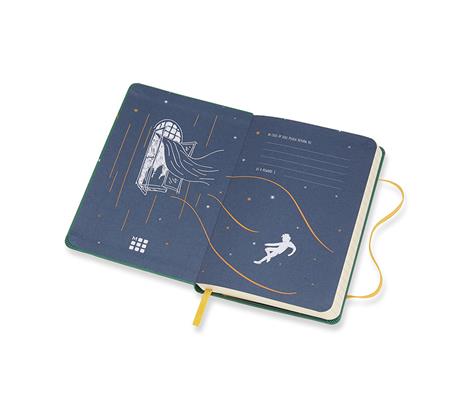 Taccuino Moleskine Peter Pan Limited Edition pocket a righe. Indians. Verde - 3