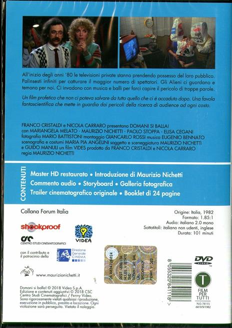 Domani si balla! (DVD) di Maurizio Nichetti - DVD - 2