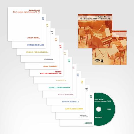 Complete Ayna Sessions 72-76 (Box Set - Limited Edition) - CD Audio di Egisto Macchi - 2