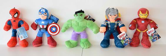 Marvel. Universe Cm45 5 Ass Hulk,Captain America,Thor,Iron Man, Spider-Man  - Marvel - Personaggi - Giocattoli