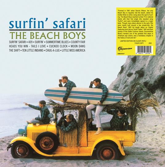 Surfin Safari (Clear) (Numbered) - Vinile LP di Beach Boys