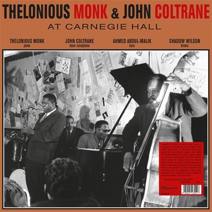 At Carnegie Hall (Clear Vinyl) - Vinile LP di Thelonious Monk