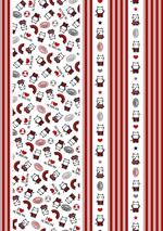 Inter Pattern I Love Inter Carta Da Parati 100X254