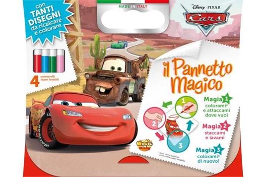 Valigetta Cars 1 Pannetto 4 Pennarelli - Magic Sticky - Cartoleria e scuola  | IBS