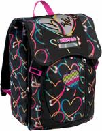 Zaino scuola Sdoppiabile New. Seven Yourself Girl, Jet Black - 28 x 41 x 16 cm