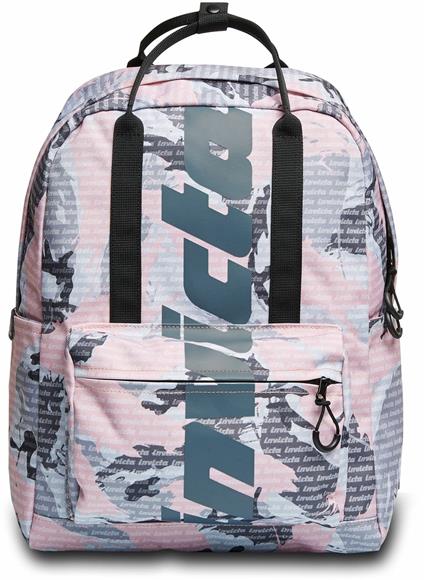 Zaino scuola Vax Backpack Invicta Fantasy, Camou Logo Pink - 32 x 40 x 18,5  cm - Invicta - Cartoleria e scuola | IBS