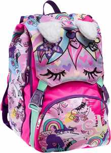 Cartoleria Zaino scuola Sdoppiabile Big Sj Gang Animali Fantasy Girl, Candy Fuxia - 27 x 41 x 16 cm Sj Gang