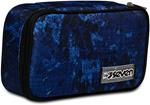 Astuccio Quick Case Seven Freethink Boy Blue nero fantasia onde - 23,5 x 11 x 6 cm