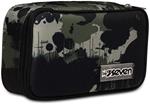 Astuccio Quick Case Seven Freethink Boy Verde e nero fantasia militare - 23,5 x 11 x 6 cm