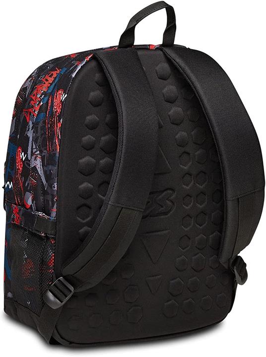 Zaino scuola Pro Xxl Grs auricolari Wireless Seven Pro Xxl Nero, fantasia graffiti - 32 x 44 x 19 cm - 5