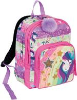 Zaino scuola doppio scomparto SJ Gang Sj Ever Rayly Girl, Summer Rose - 30 x 41,5 x 17,5 cm