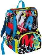 Zaino scuola Sdoppiabile Big SJ Gang Glitzled Boy, Lime Punch - 27 x 41 x 16 cm