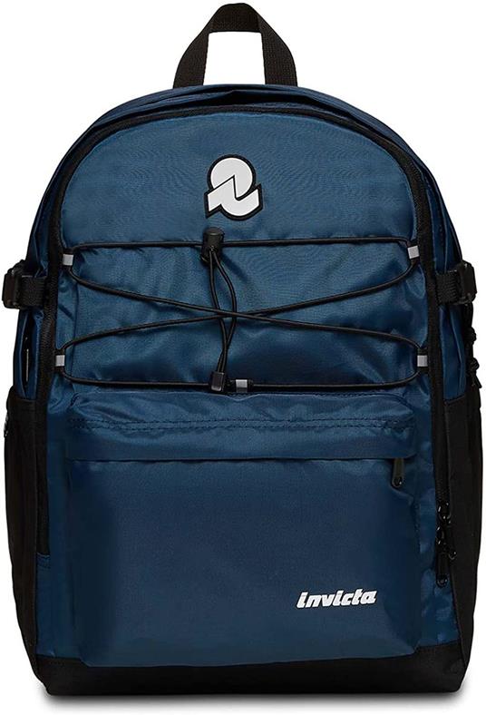 Zaino scuola Blow Up Plain Invicta Backpack Grs, Moonlit Ocean - 32 x 43 x 24 cm