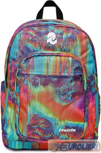 Zaino scuola Jelek Backpack Grs Invicta Fantasy, Digital Multicolor - 32 x 43 x 25 cm