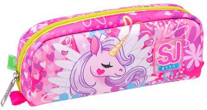 Bustina Sj Gang Unicorn Led Girl, Candy Fuxia