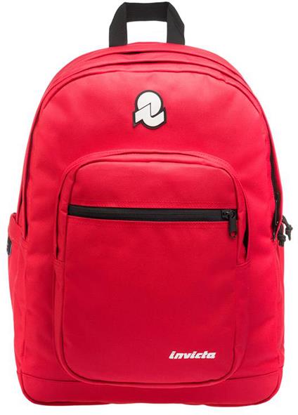 Zaino Jelek Plain Invicta Backpack Grs, Geranium Red