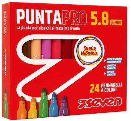 Pennarelli Puntapro 5.8 - Scatola Da 24 Pz Seven Pennarelli