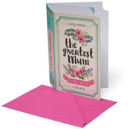 Biglietto auguri Insoliti Grandissima Mamma Legami, Unusual Greeting Cards Greatest Mum - 11,50 x 17 cm