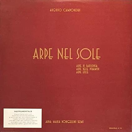 Arpe nel sole - Vinile LP di Augusto Camponeschi