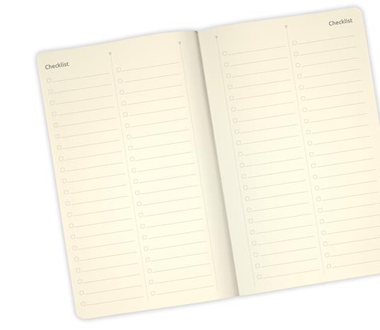 Agenda Castelli Milano HARRIS Oyster grey Diary 2024 13x21 cm Settimanale  Copertina Flex Colore 160 Pag - CASTELLI MILANO - Cartoleria e scuola