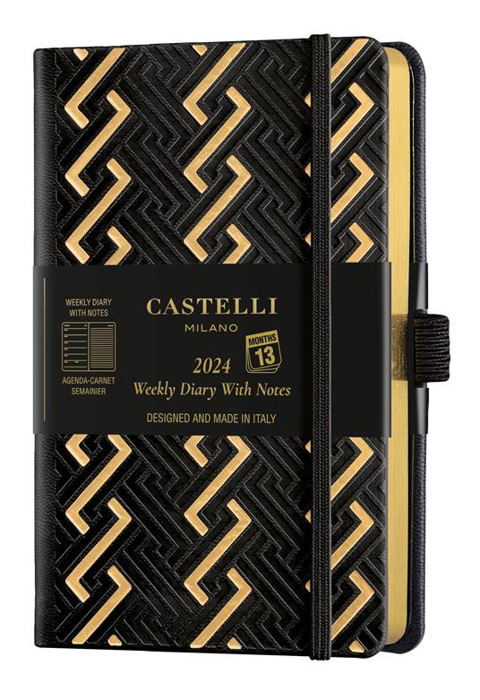 Agenda Castelli Milano EDEN Panda Diary 2024 13x21 cm Settimanale