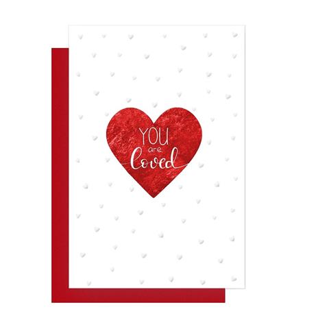 Legami BG0677 - Biglietto Con Busta per Ogni Ricorrenza - You Are Loved - Sei Amato - 2