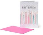 Biglietto auguri Felicità - Candele Legami, Happiness Greeting Cards, HB Candles - 11,50 x 17 cm