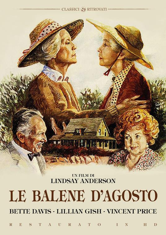 Le balene d'agosto (DVD) di Lindsay Anderson - DVD