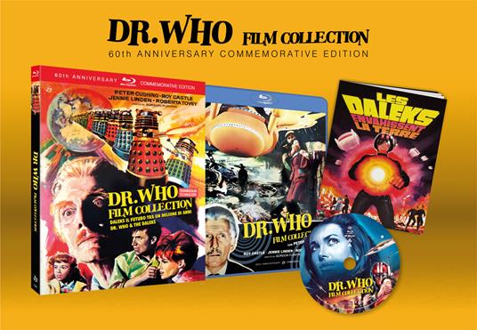 Dr. Who Film Collection (Edizione Commemorativa Del 60mo Anniversario) (Blu-ray) di Gordon Flemyng - Blu-ray