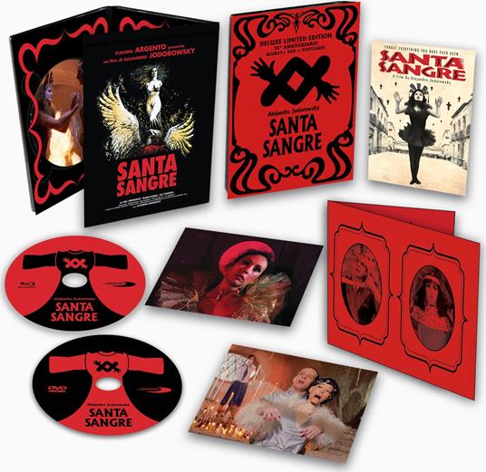 Santa Sangre (35th Anniversary) (Deluxe Box Edition Blu-Ray + Dvd ) di Alejandro Jodorowsky - DVD + Blu-ray - 2